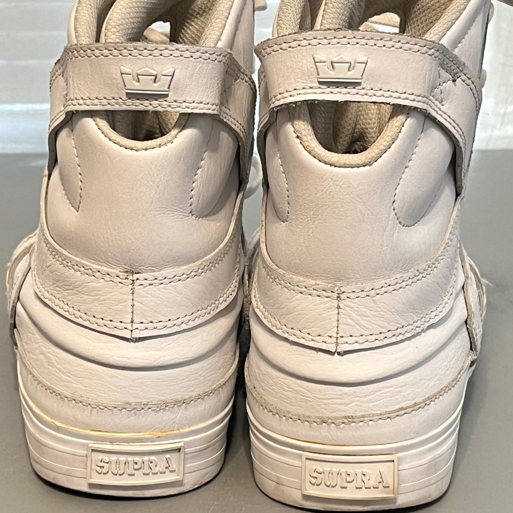 Supra Skytop II Chad Muska 002 Mens 10 White Leather High Top Sneakers S01060 - Picture 6 of 16